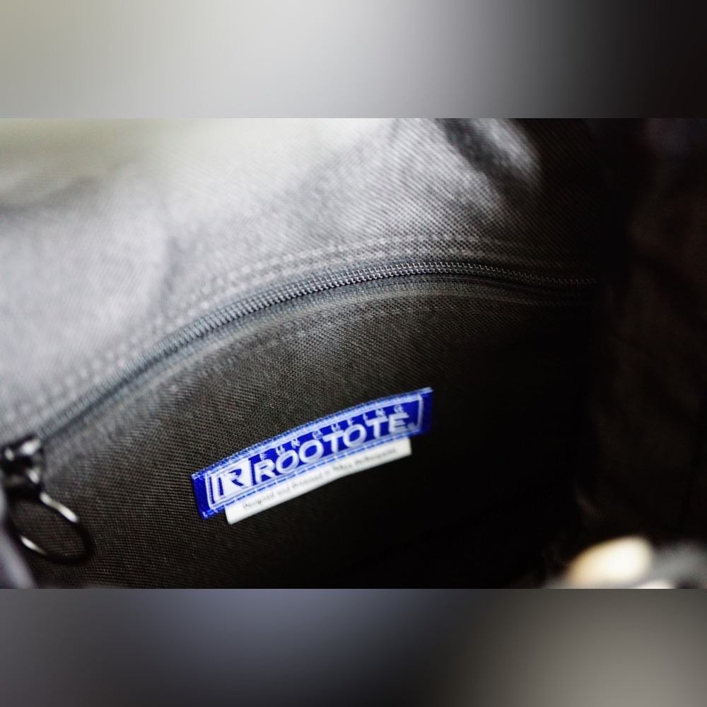 BNWT Rootote black backpack - Picture 6 of 6